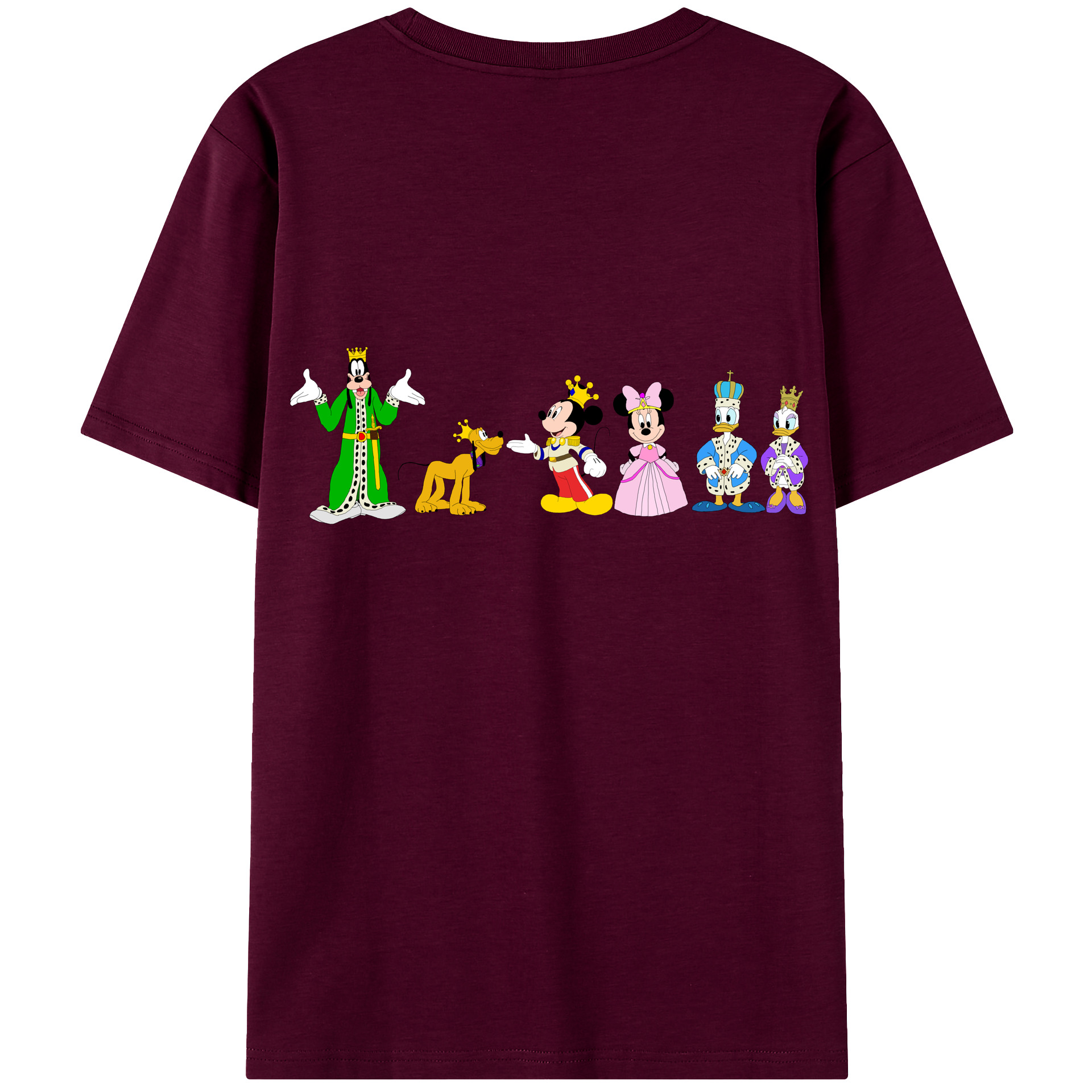 （画像用） ミッキーマウス Mickey Mouse レディース半袖Tシャツ(バックプリント)